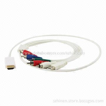 HDMI to YPbPr + R/L Converter, Supports 165MHz/1.65Gbps Per Channel